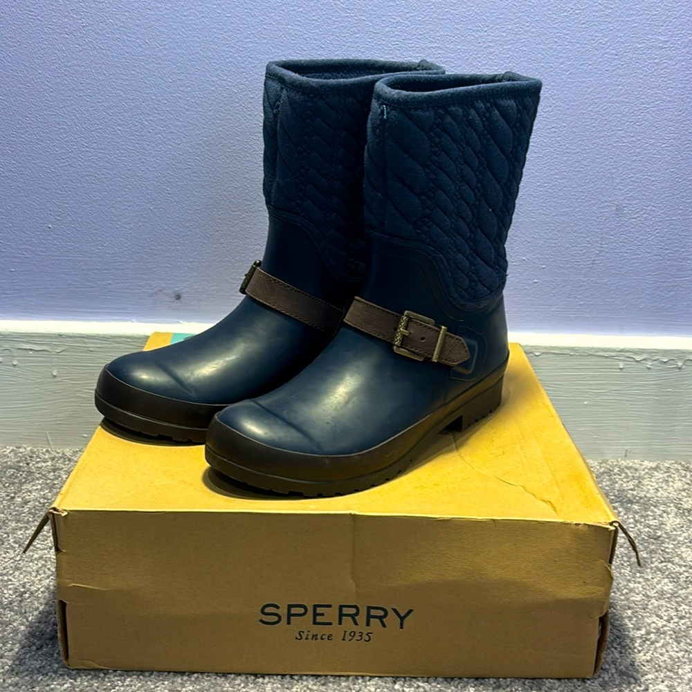 Sperry Topsider Walker Rain Boot Navy
